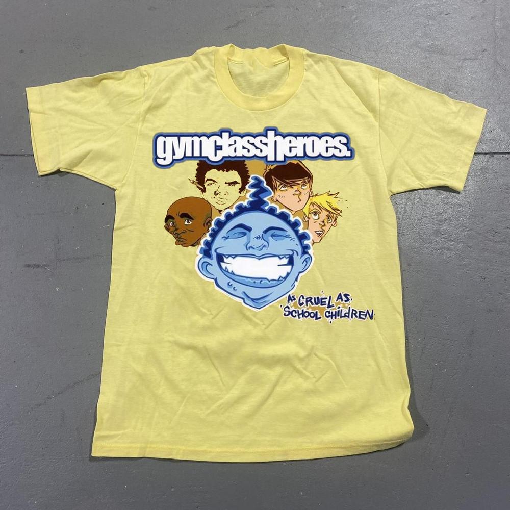 Gym Class Heroes Yellow T Shirt Size S-5XL Go147 Unisex T-Shirt XXXL