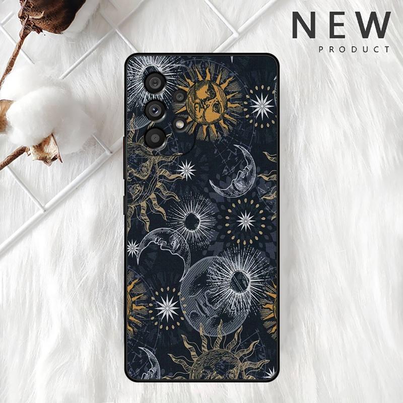 Moon Tarot Mystery Totem Case For Samsung Galaxy A54 A52 A14 5G A53 A12 A13 A71 A23 A34 A33 A21s Phone Cover