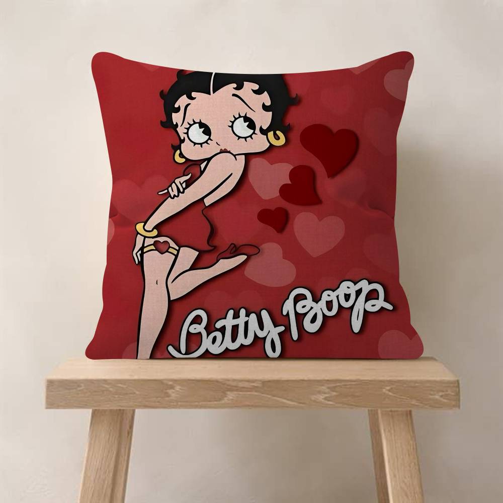 Pretty Cartoon BBetty Bboop Pillow Gift Home Office Decoration Bedroom Sofa Car Cushion Cover Case x