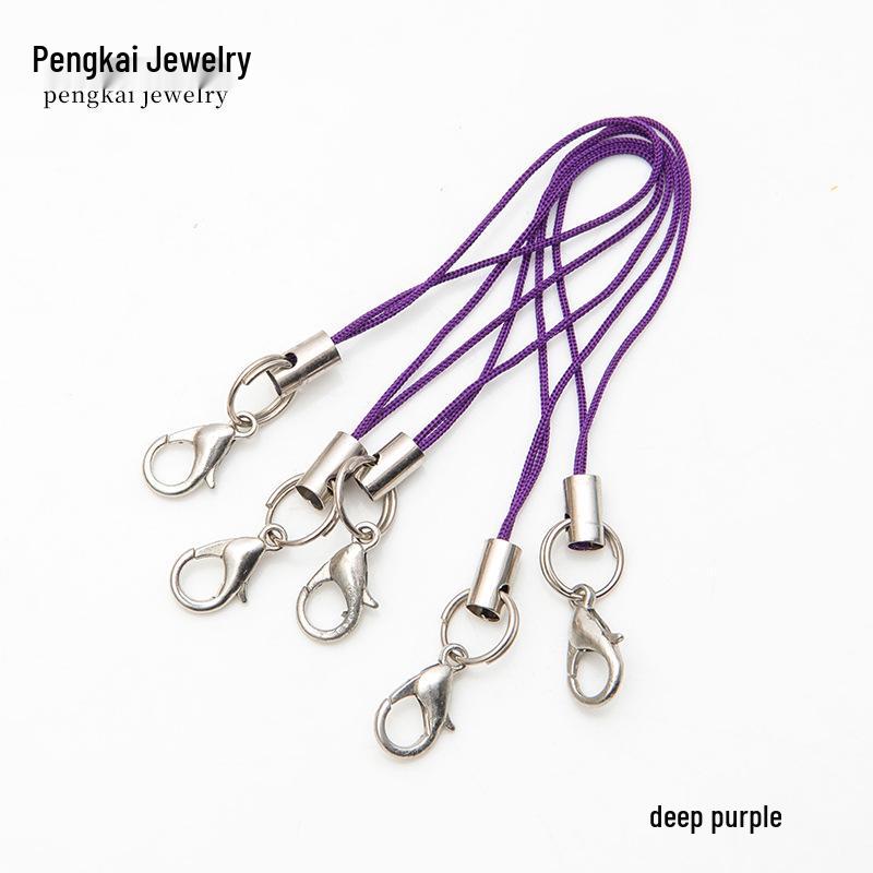 DIY šperky doplňky: 303 Karabina s dvojitým kroužkem šňůrka na mobilní telefon