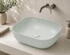 Bella Countertop Washbasin 50.5X40.5 CM Oval Light Grey Matt