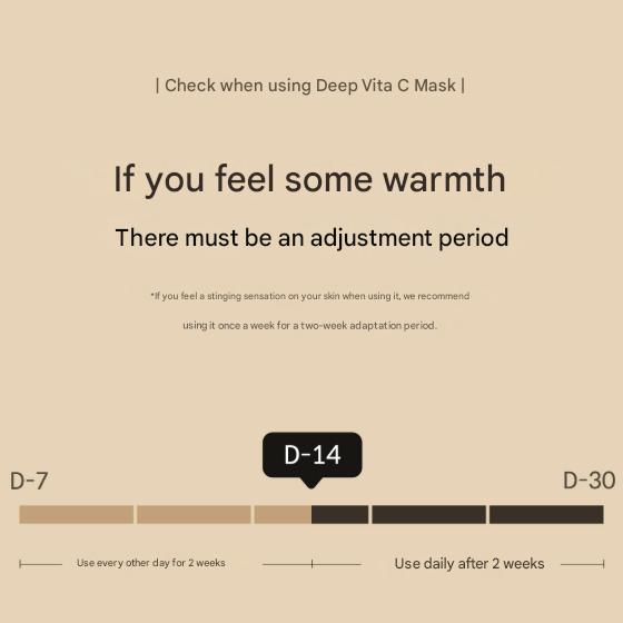 Medicube Deep Vita C Mask 20g (1 sheet)  (3 Options)