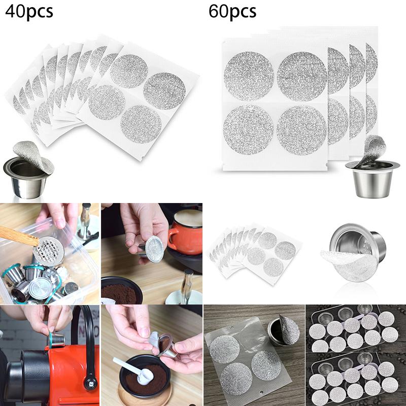 

Для капсул Nespresso Coffee Capsule Крышки Алюминиевая Фольга Защитные Наклейки