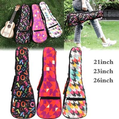 Mochila Pequeña para Guitarra de 21/23/26 Pulgadas Impermeable Bolsa para Instrumentos Musicales Infantiles Bolsa para Ukelele