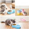 Multifunctional Stainless Steel Pet Double Bowl Automatic Drinking Dog Bowl Cat Bowl Dog Feeding Tableware Supplies
