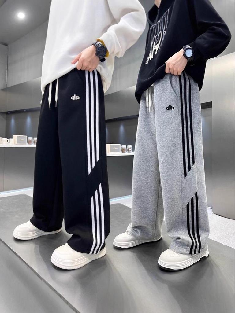 2025 Spring & Autumn Boys' Straight Leg Sweatpants - Trendy Children's Sportswear for Kids