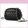 2023 New Fashion Mini Round Bag With Chain Strap Casual Single Shoulder Bag Black