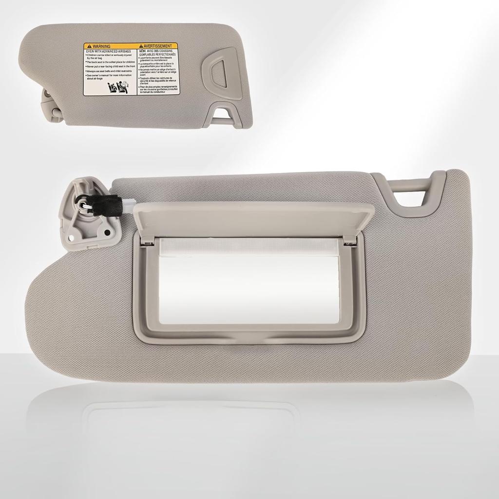 Driver Side Sun Visor Fit For Nissan Maxima 2016 2017 2018     Replace 96401-9DE0A Front Left | Sun Protection Shade | Makeup Mirror | Vanity Light |