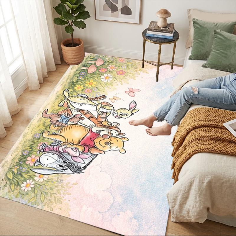 Springtime Friends Living Room Nonslip Area Rug Soft Carpet For Bedroom Game Playroom Sofa Office Home Decor Doormat Christmas Gift C922222