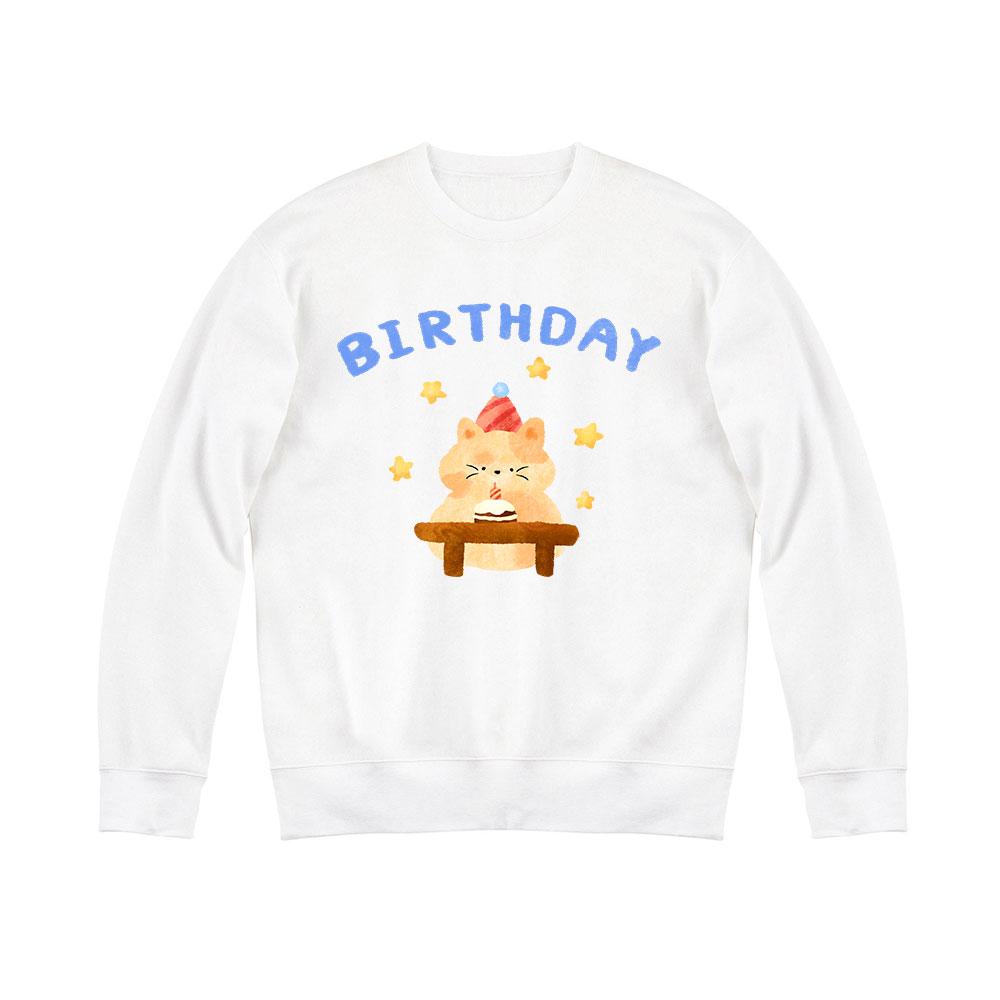 AWESOMEUS Birthday Cat Sweat Shirts_4 Color