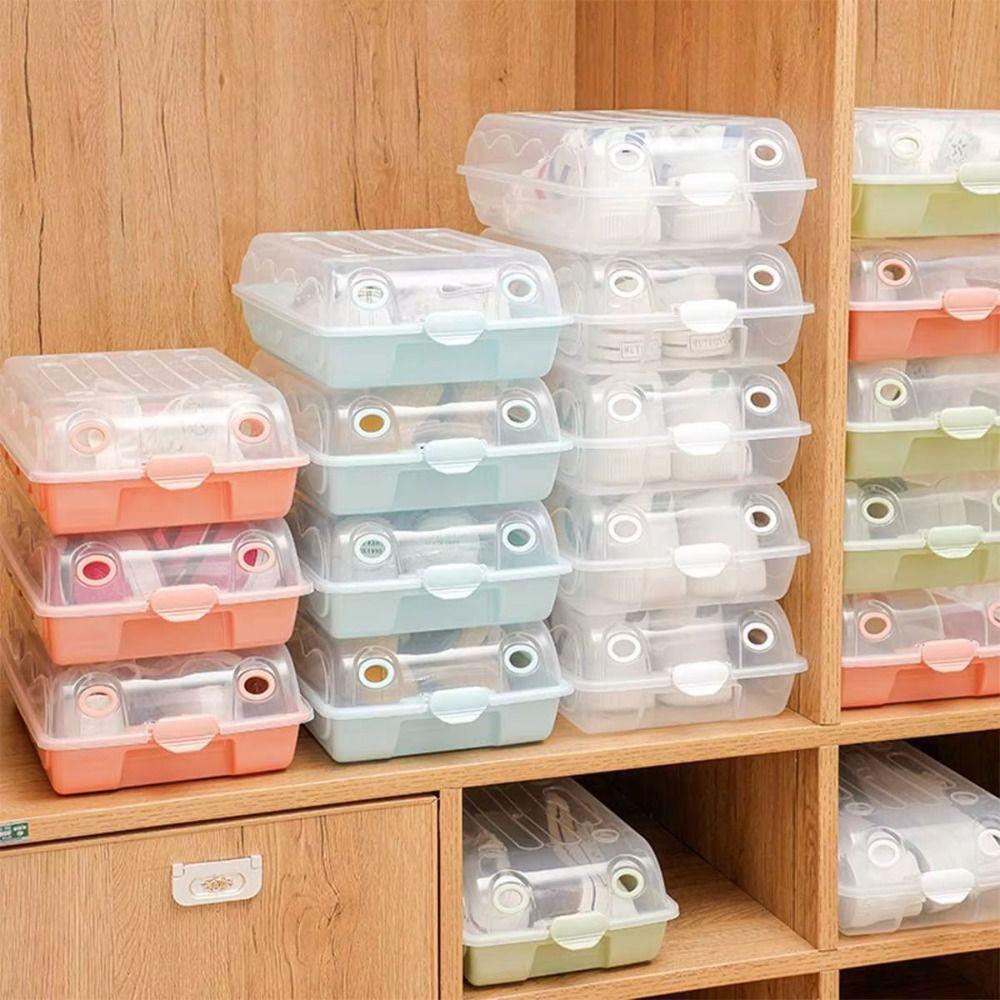 Thickened Shoe Box Transparent Dustproof Shoebox Durable Household Storage Box