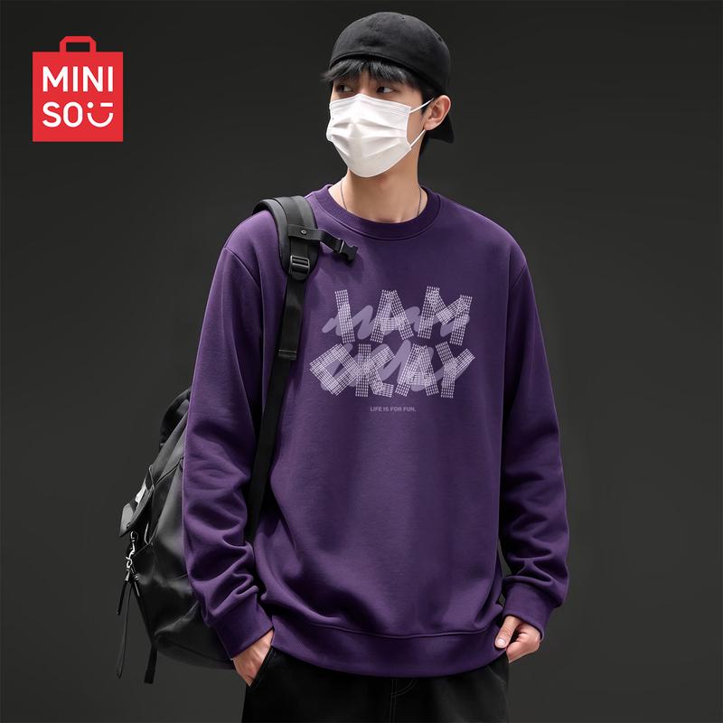 MINISO American Casual Heavyweight Crewneck Sweatshirt