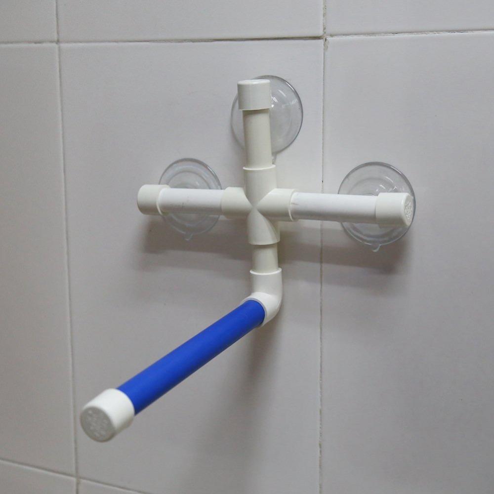 Paw Grinding Surface Suction Cup Perch Plastic Pipe Structure Parrot Shower Stand Shower Use
