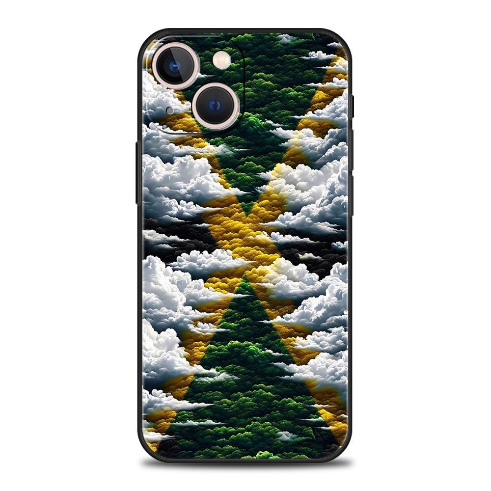 Jamaica National Flag Phone Case For iPhone 16e 15 14 13 12 11 Pro Max XS X XR SE 7 8 Plus Shell iPhone 16 Soft TPU Cover