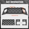Rear Trunk Cargo Rack 101x55cm Trunk Space Expansion Shelf Interior Storage Luggage Carrier Fit for Jeep Wrangler JL Accessories
