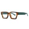 Luxury Brand Designer Square Sunglasses Women For Men Trend Sun Glasses Fashion Vintage Punk Small Eyeglasses Frame Shades UV400