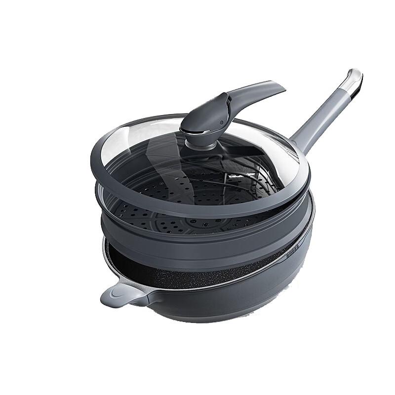 DUMIK Whale Series 30cm Non-Stick Micro-Pressure Wok