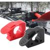 4 Pcs Quick-Release Rubber Clamps, Adjustable Mount Brackets for 1-1/5” to 1-4/7” Diameter Tools Fit for Trucks UTV ATV for Offroad 4X4 Parts