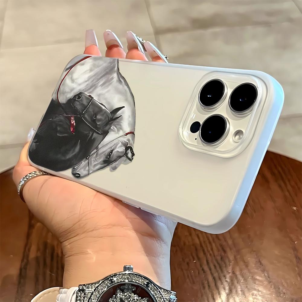 

Two-headed Horse Phone Case For IPhone 17 Case For IPhone 13 16 15 14 12 17 Pro Max XR XS 7 8 SE Aesthetic Floral Cover Funda iphone 11 Pro
