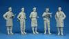 MiniArt British Officers Plastic Model 1/35 (5-Piece Set)