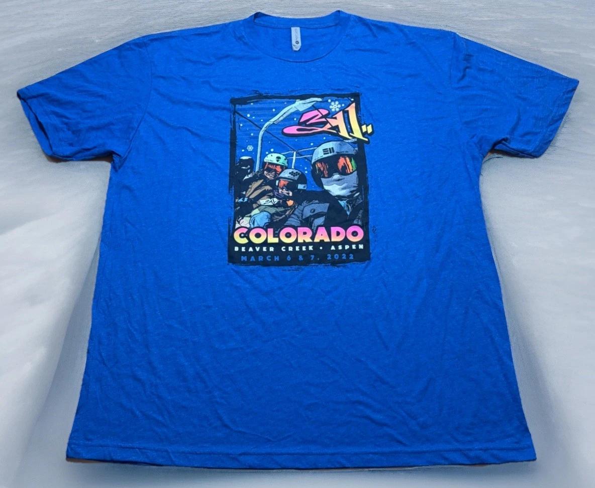 311 Concert T-Shirt 2XL Beaver Creek Aspen 2022 NEW Tour Colorado XXL Blue S