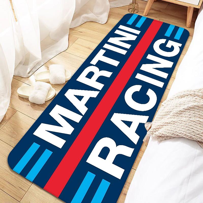 

Martini Racing Car Rug Carpet for Living Room Decor Bedroom Bedside Soft Floor Mat Machine-washable Corridor Lounge Carpets 2pc-40x60-40x120