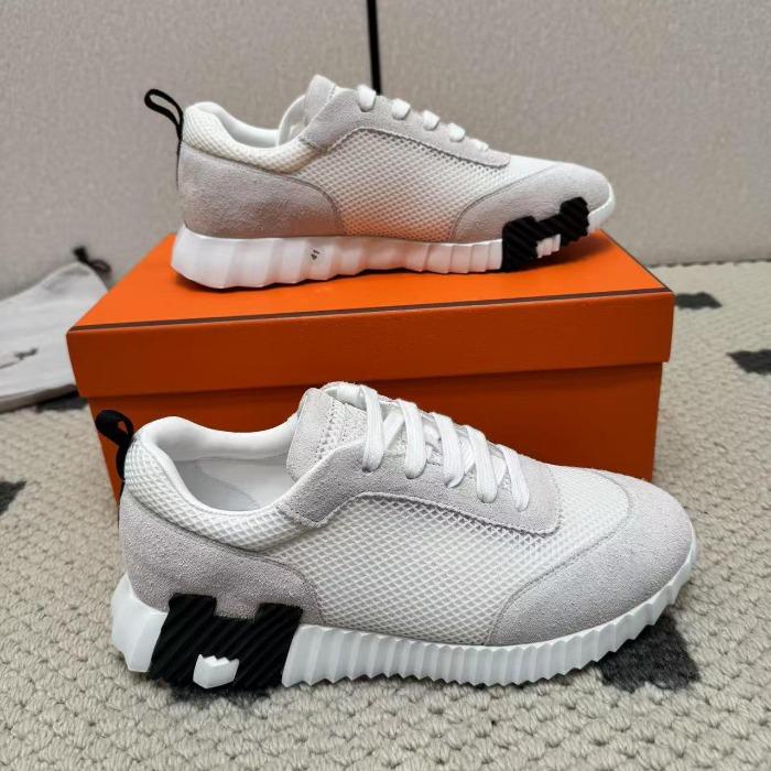 Leather H Men's Shoes Trendy Brand Comfortable Board Shoes Casual, Summer Breathable Sports Shoes Light Luxury High Sense