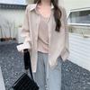 Women's Stylish Loose Tencel Cotton Sun Protection Drape Shirt – Thin Long Sleeve Korean Spring/Summer Top