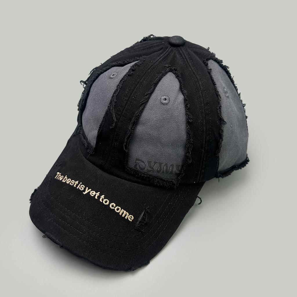Spring And Summer Retro Personalized Letter Embroidery Baseball Cap Men And Women Sunshade Niche Hole Wind Street Cap