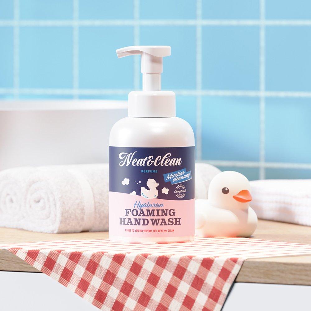 NEAT&CLEAN Parfüm Hochfeuchtigkeitsspendende Hyaluron Schäumende Handseife 500ml Schaumtyp