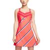 Nike Logo Print Tennis Badminton Sports Dress Women Dresses Orange Red CI9227-644