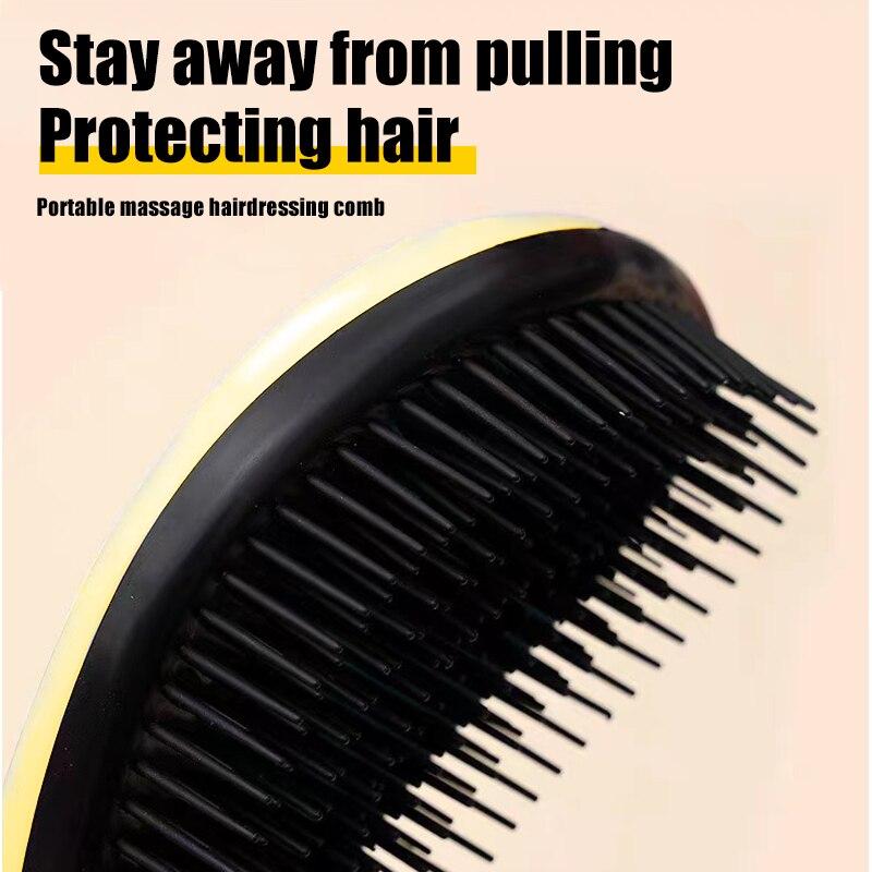 Women's Airbag Comb, Curly Hair Massage, Anti Knotting, Smooth Comb, Portable Anti-static Royal Queen's Curved Comb