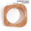 Fashion Polygon Dyed Snake Striped Exaggerated Metal Bangle For Women