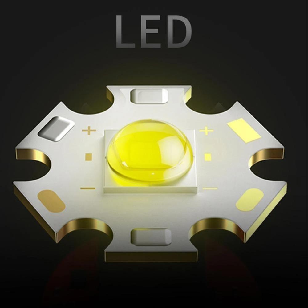 Outdoor IP68 Waterproof LED Flashlight USB Rechargeable Ultra Bright Torch Powerful Flashlight Power Bank Flashlight Portable