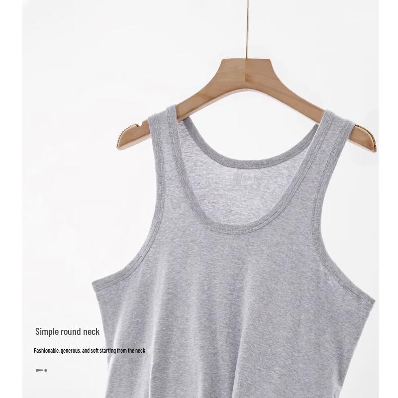 Lonsa Men's Pure Cotton Sleeveless Undershirt Vest