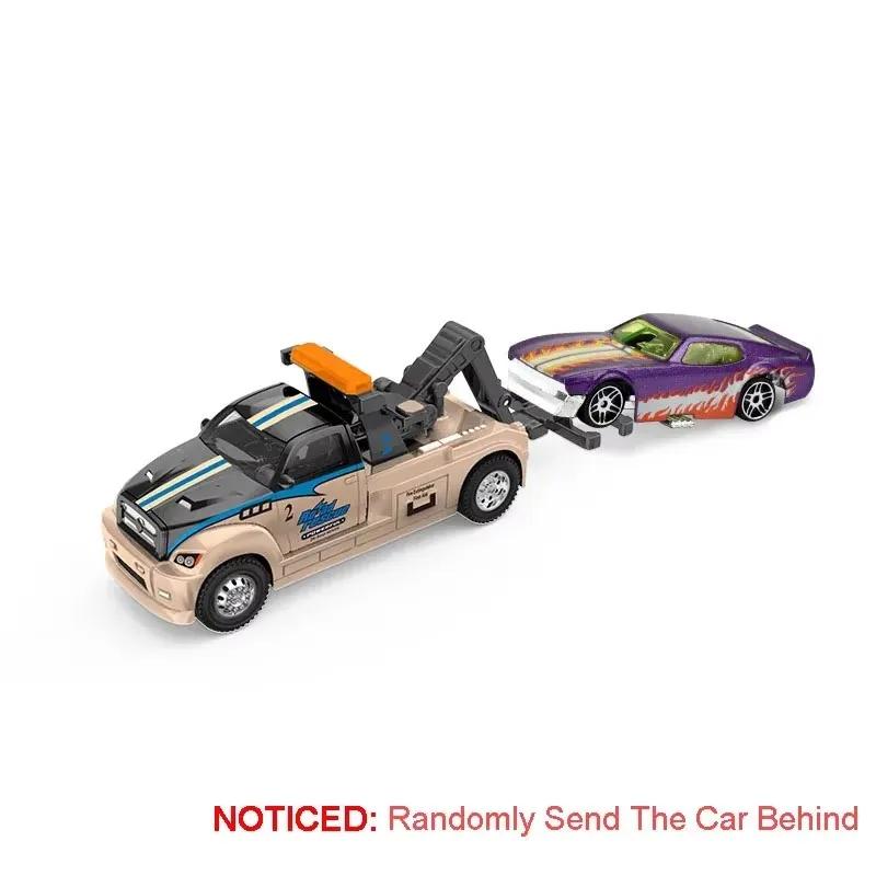 1: 64 Container Trailer Toys Alloy Models Cars Doors Opened Pull Back Miniature Flatbed Transport Vehicles Boys Festival Gifts