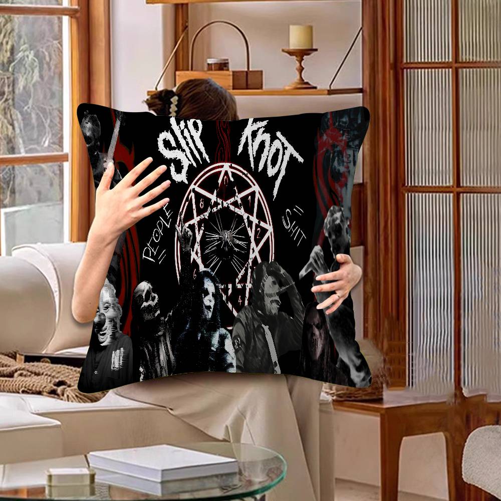 Band S-slipknot-S Classic Cushion Cover Inches Farmhouse Decor Home Throw Pillow Covers for Couch Decorations