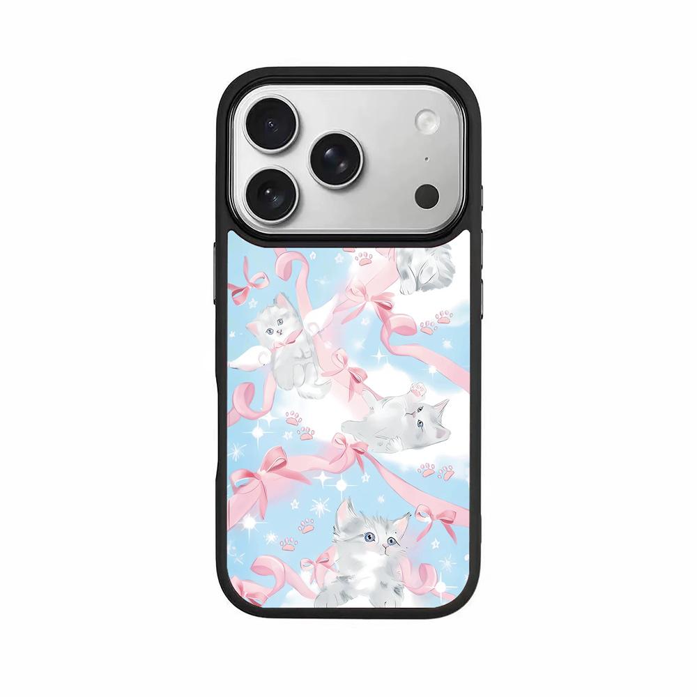 2025 Neue Wildblumen-Punkte-Hirsch-Handyhülle für iPhone 17 Pro Max 12 13 14 15 plus 16 Pro Hülle 3D WF Erdbeer-Cartoon-Hüllen