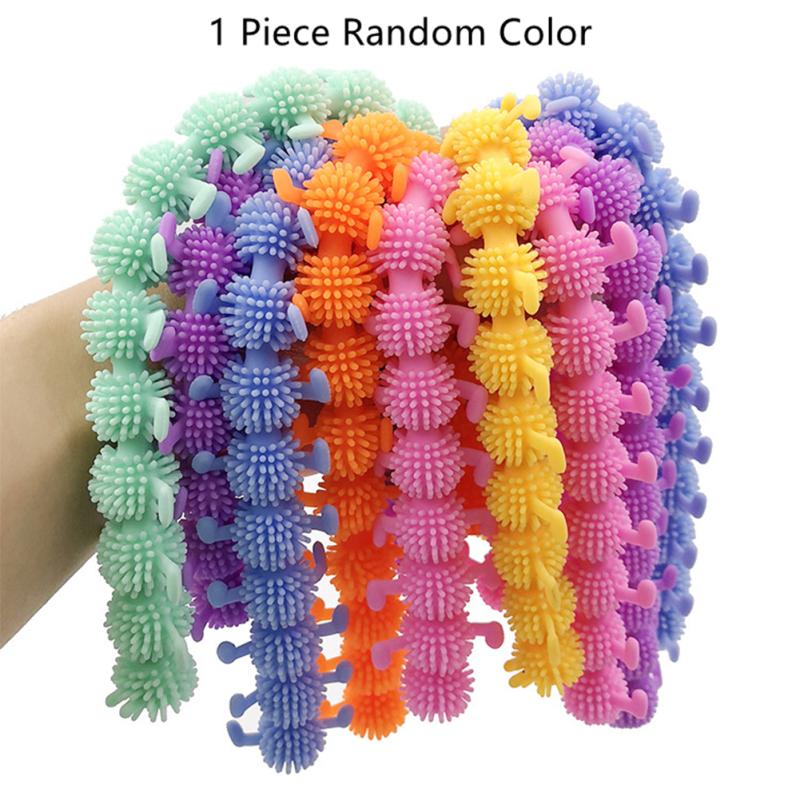 Cartoon Colored Stretch  String High Stretchability Stress Relief Venting Noodle Soft Smooth