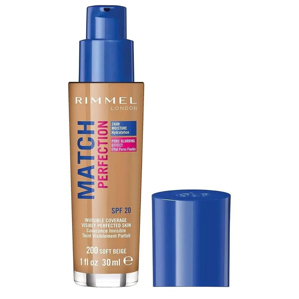 Тональная основа Rimmel Match Perfection 30 мл 1 упаковка 200 Soft Beige