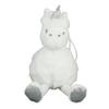 Les Trésors De Lily [Q4774] - Peluche design 'Licorne My Unicorn' blanc argenté - 25 cm