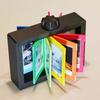 12 Pockets Idol Picture Display Stand Colorful Rotatable Photo Frame  Home Decor