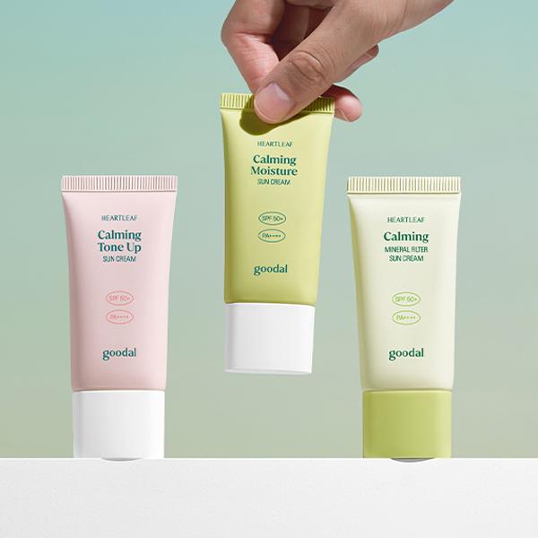 Goodal Heartleaf Calming Mineral Filter Sun Cream SPF 50+ PA++++ 25ml/50ml