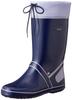 Fukuyama Rubber Women's Mesh Color Boots, Fine Color DX-1, Navy, Size 24.5cm