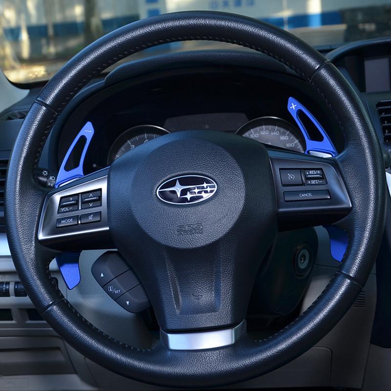Manetki zmiany biegów do Subaru XV Legacy Forester Outback Impreza WRX STI Levorg Samochodowe przedłużenie manetek zmiany biegów na kierownicy DSG Naklejka Styling