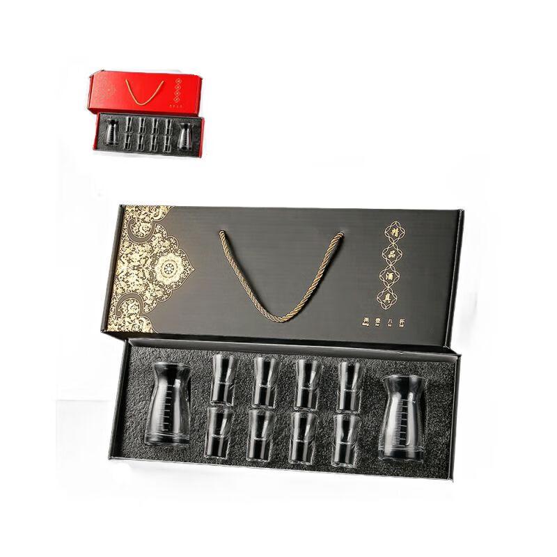 Qianxing High-End Glass Baijiu Decanter & Liquor Cup Set