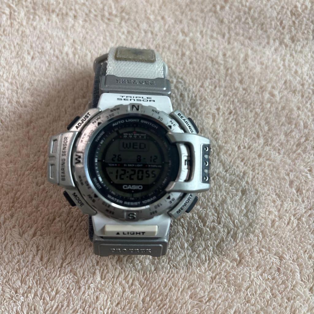 Used CASIO PRO TREK Triple Sensor Outdoor Watch