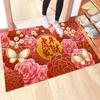 Tiger Year Mat Bedroom Door Toilet Non-slip Mat Cartoon Tiger Toilet Absorbent Mat
