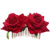 Rose Hairpin Bridesmaid Wedding Women Hair Accessory Bridal Flower Hair Comb
