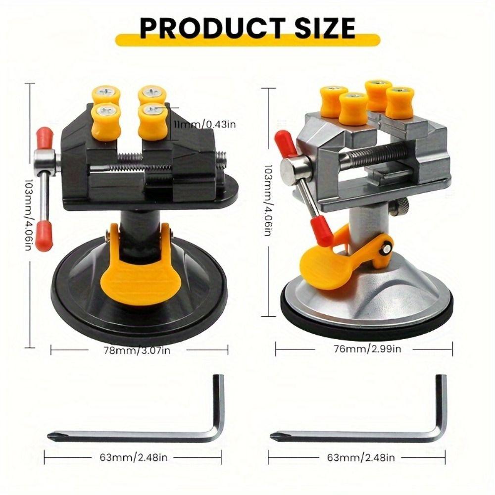 Universal Suction Cup Suction Cup Vice Aluminum Zinc Zinc Alloy Table Vice Work Bench Vise  Woodworking
